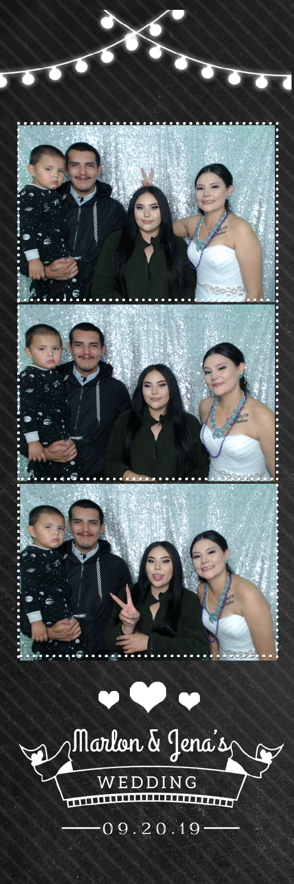 Jena and Marlon's Wedding | View more photos from the event at gallery.photoboothbillings.com/u/PhotoBoothBillings/Jena-and-Marlons-Wedding
